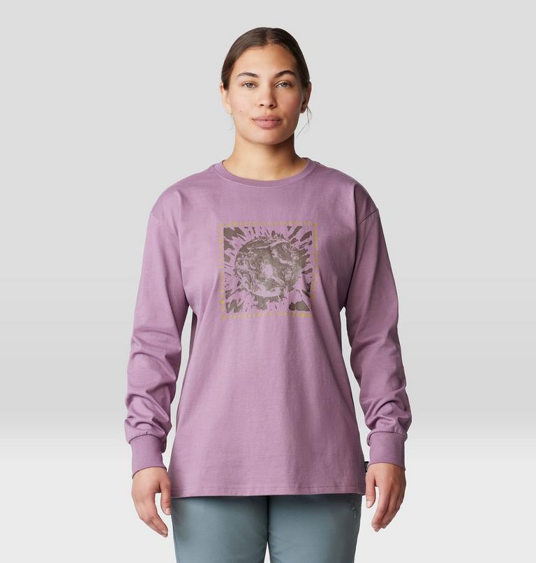 Women's Tie Dye Earthâ„¢ Boxy Long Sleeve