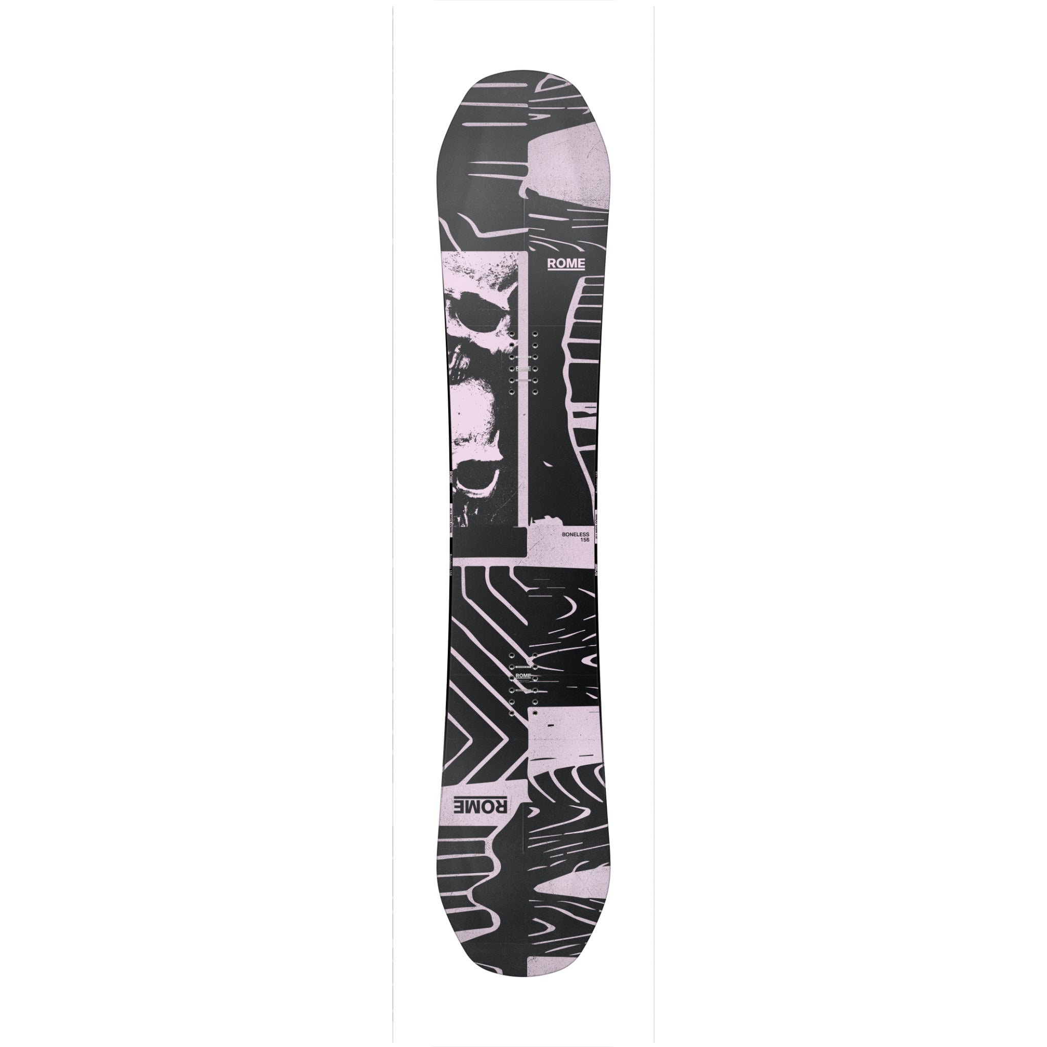 SkiPro 2026 Rome Boneless Snowboard – Twin Diamond 3D, Fusion Camber, All‑Mountain Freestyle For Sale