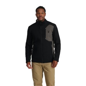 SkiPro Spyder Men's Bandit Full-Zip Fleece Jacket 2025 For Sale