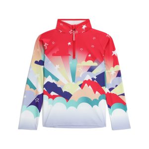 SkiPro Spyder Girl's Surface 1/2 Zip Top 2025 For Sale