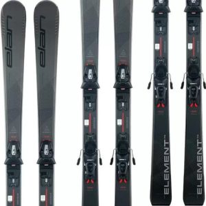 SkiPro Elan Element 74 Black LS Skis with EL10 Bindings 2025 For Sale