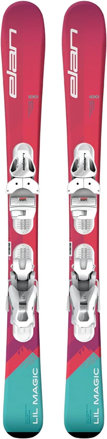 SkiPro Elan Girls Lil Magic Skis with EL 4.5 Bindings 2023 For Sale