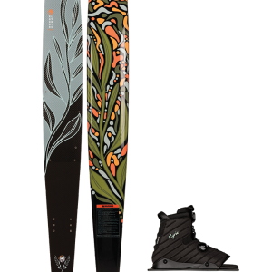 SkiPro Radar Graphite Lyric Water Skis with Lyric BOA Bindings 2025 For Sale