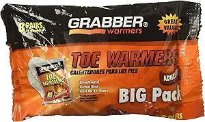 SkiPro Grabber Toe Warmers 8-Pack For Sale