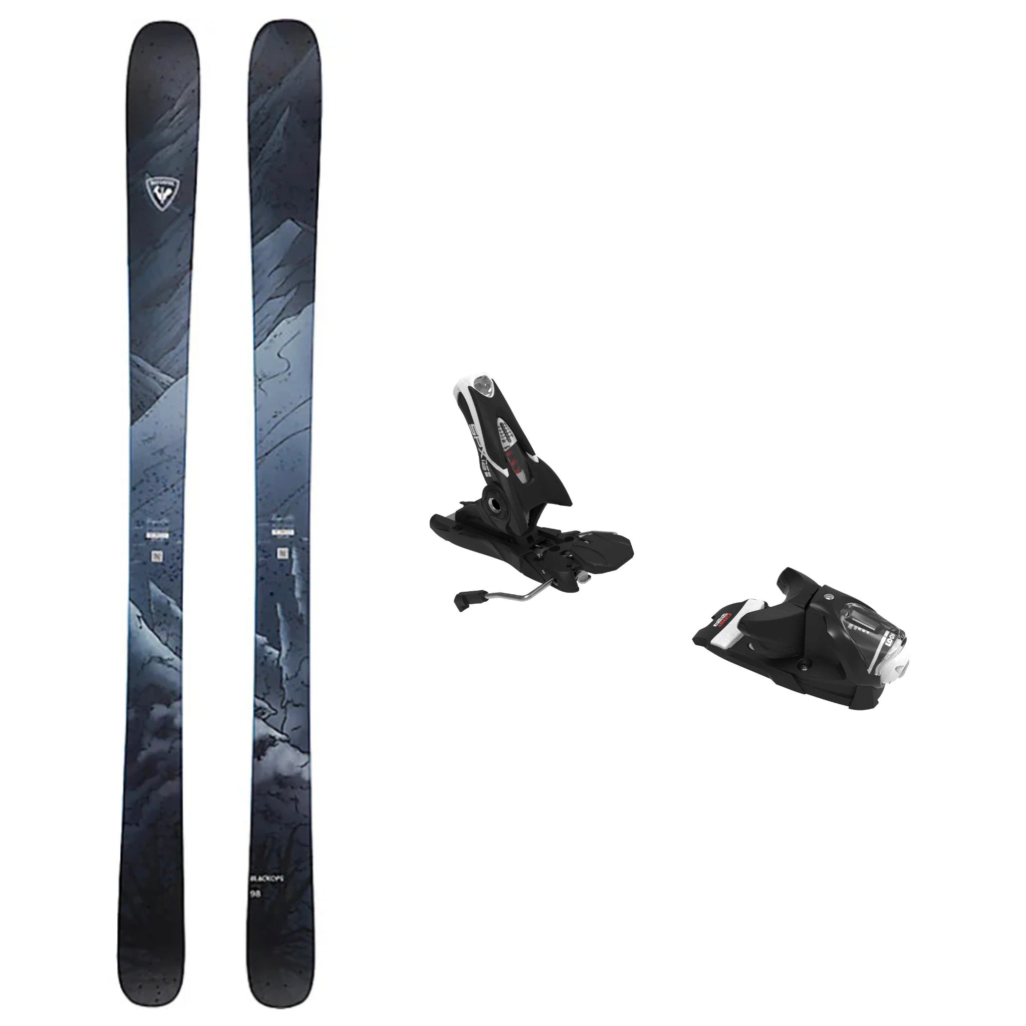 SkiPro USED - Rossignol Blackops 98 with SPX 12 Demo Bindings For Sale