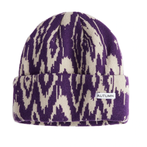 SkiPro Autumn Craft Beanie 2026 | Two‑Tone Jacquard Knit Winter Beanie For Sale