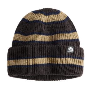 SkiPro Autumn Slacker Beanie 2026 | Autumn 2026 Three‑Color Stripe Knit For Sale