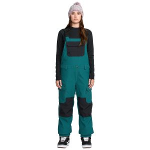 SkiPro Volcom Women's Creston 3D Stretch Bib 2026 – Articulated Shell Bib For Sale