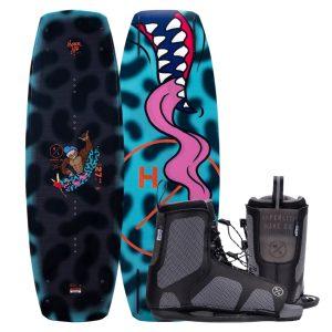 SkiPro Hyperlite Junior Murray 127 Wakeboard with Remix Boot Package 2025 For Sale
