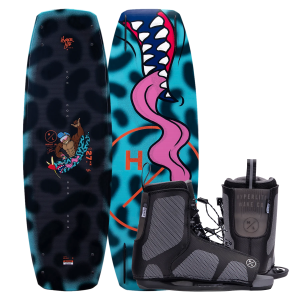 SkiPro Hyperlite Junior Murray 120 Wakeboard with Remix Boot Package 2025 For Sale
