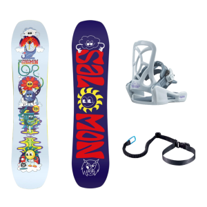 SkiPro Salomon Team Snowboard Package – Complete Kids’ Learning Package For Sale