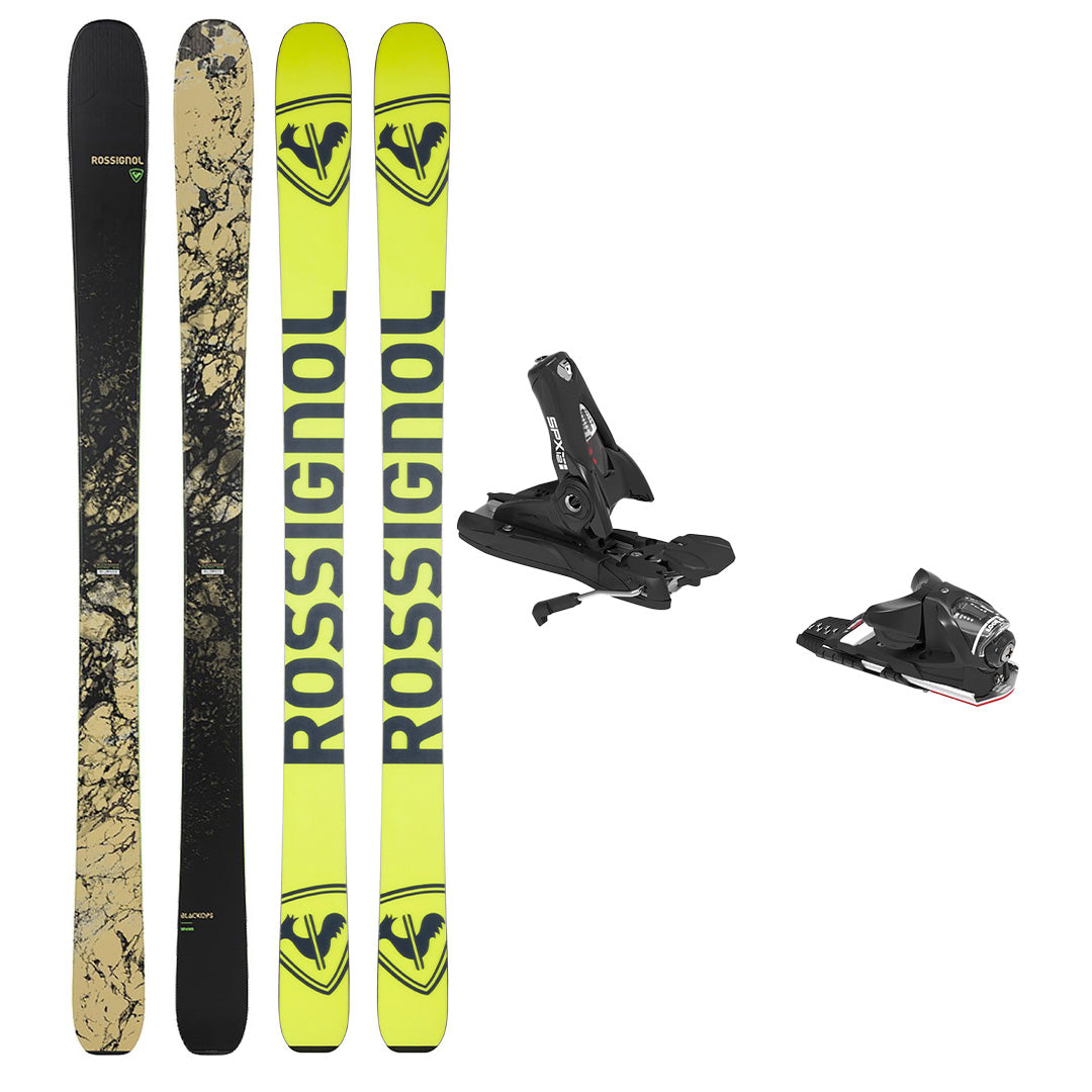 SkiPro USED - Rossignol Black Ops Sender Ti with SPX 12 Bindings For Sale
