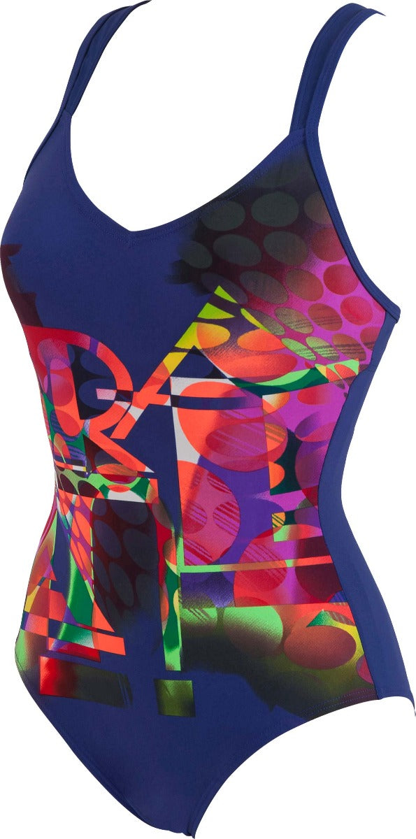 SkiPro Arena Ladies' Blur One Piece Body Fit Swimsuit For Sale