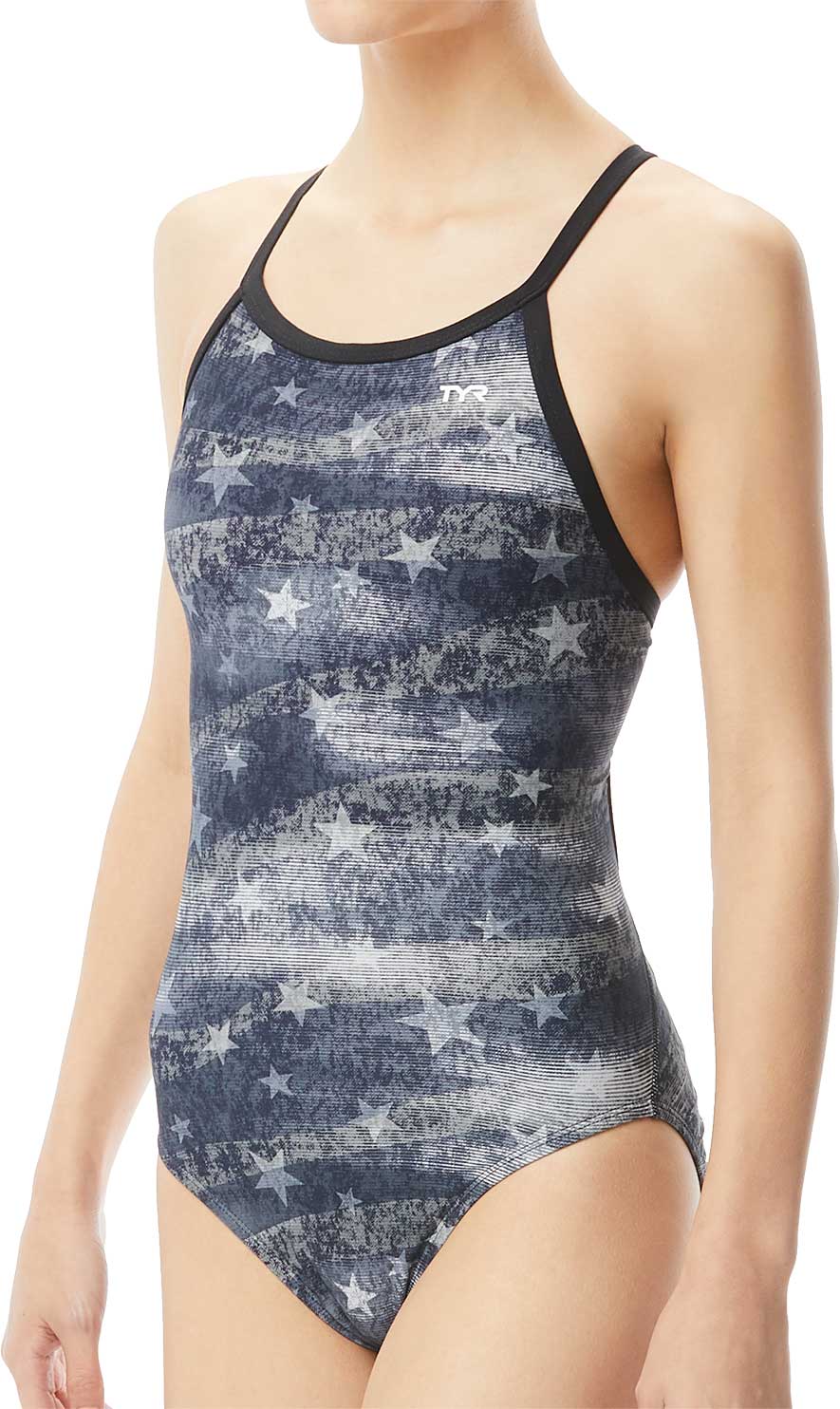 SkiPro TYR Ladies' American Dream Diamondfit Swimsuit For Sale