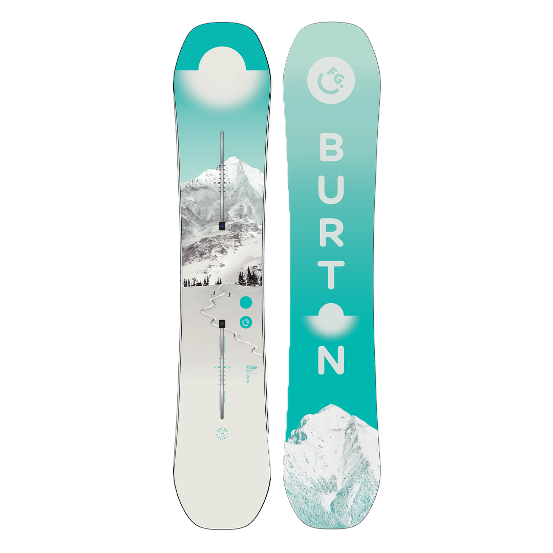 SkiPro Burton Womens's Feelgood Flying V Snowboard 2026 | Playful All‑Mountain Ride for Women For Sale