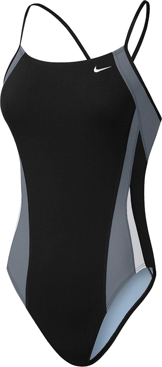 SkiPro Nike Swim Ladies' Poly Color Surge Cut-Out Tank One-Piece Swimsuit For Sale