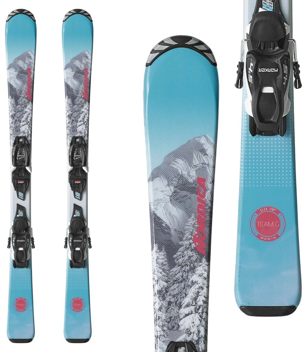 SkiPro Nordica Junior's Team G Skis with 4.5 FDT Bindings 2024 For Sale