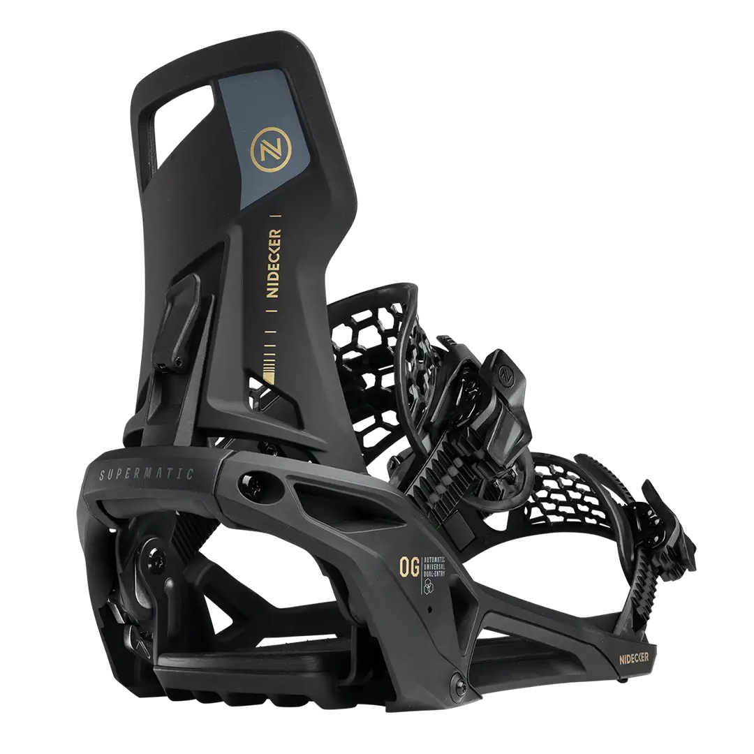 SkiPro 2026 Nidecker Supermatic OG Snowboard Bindings | Auto Entry, Pro-Level Response For Sale
