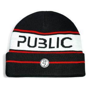 SkiPro Public Retro Beanie 2026 | Vintage Cuff Snowboard Hat For Sale