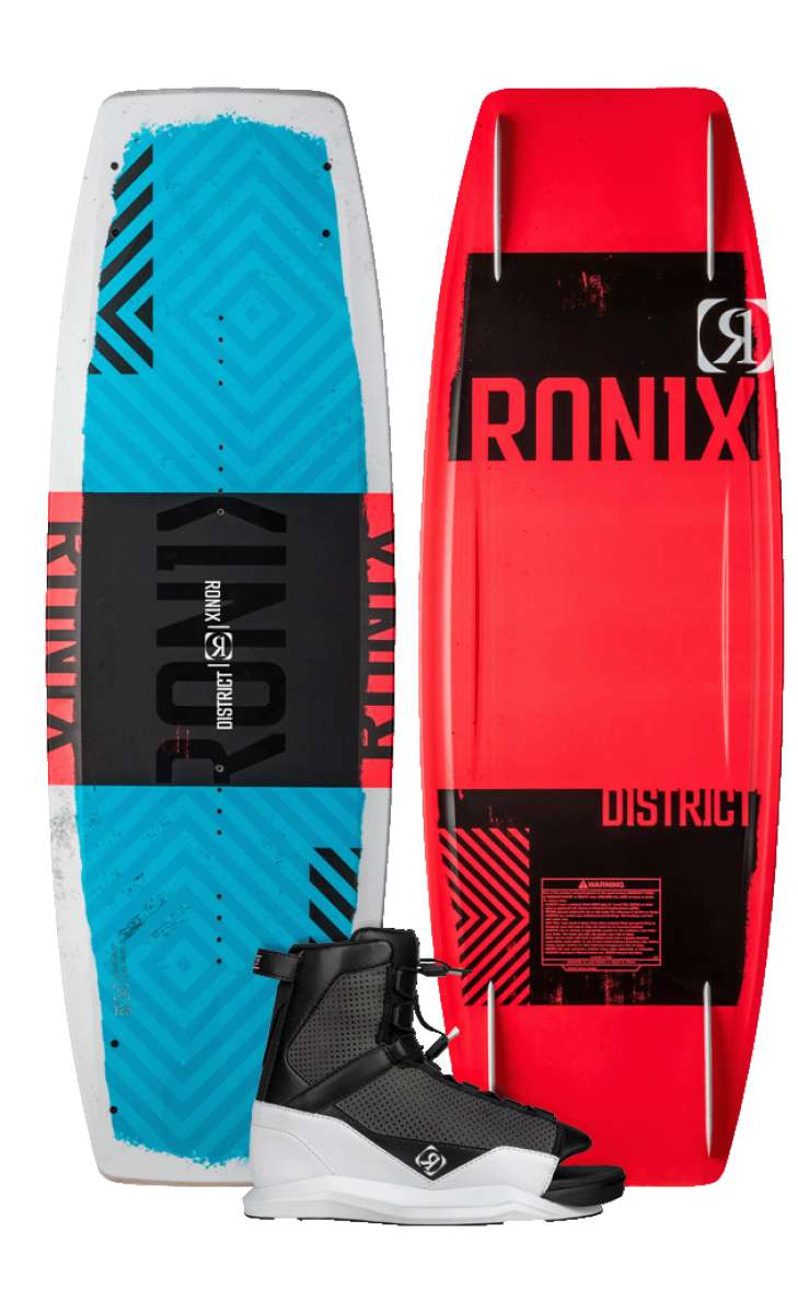 SkiPro Ronix Juniors District 129 Wakeboard With District Bindings 2022 For Sale