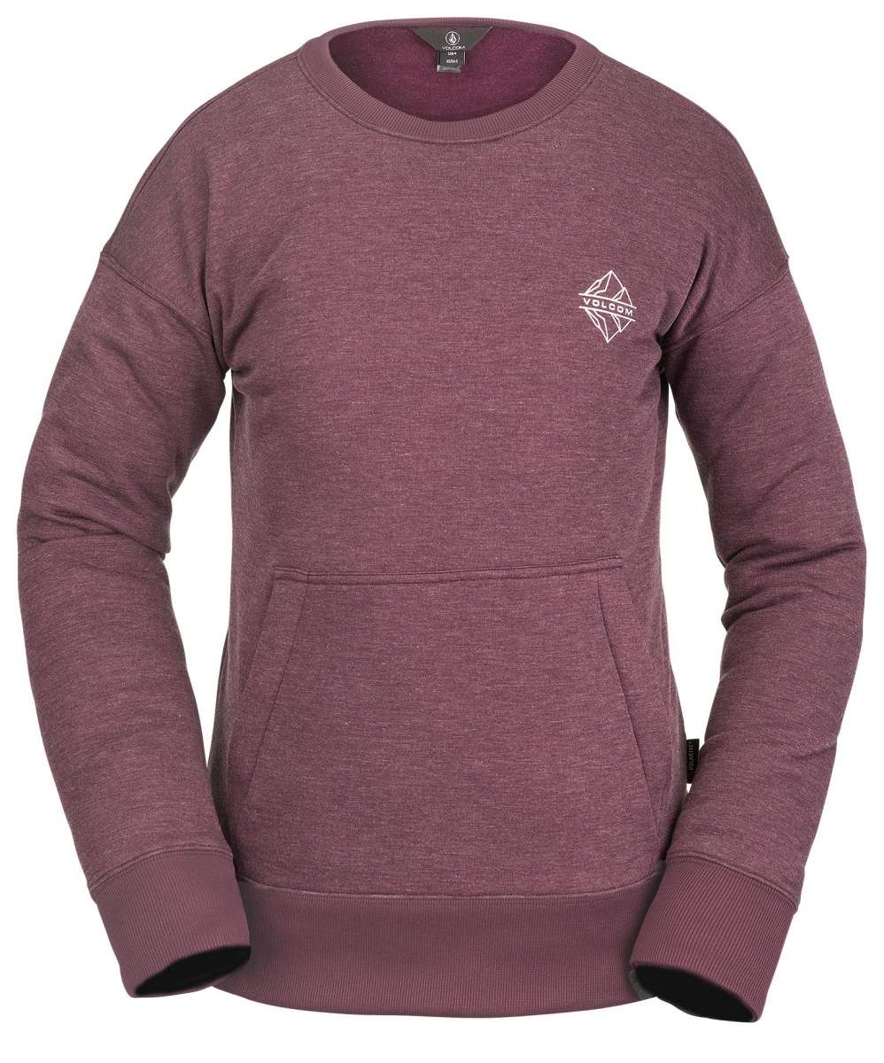 SkiPro Volcom Women's Polartec Fleece Crew Neck Sweater 2022 For Sale