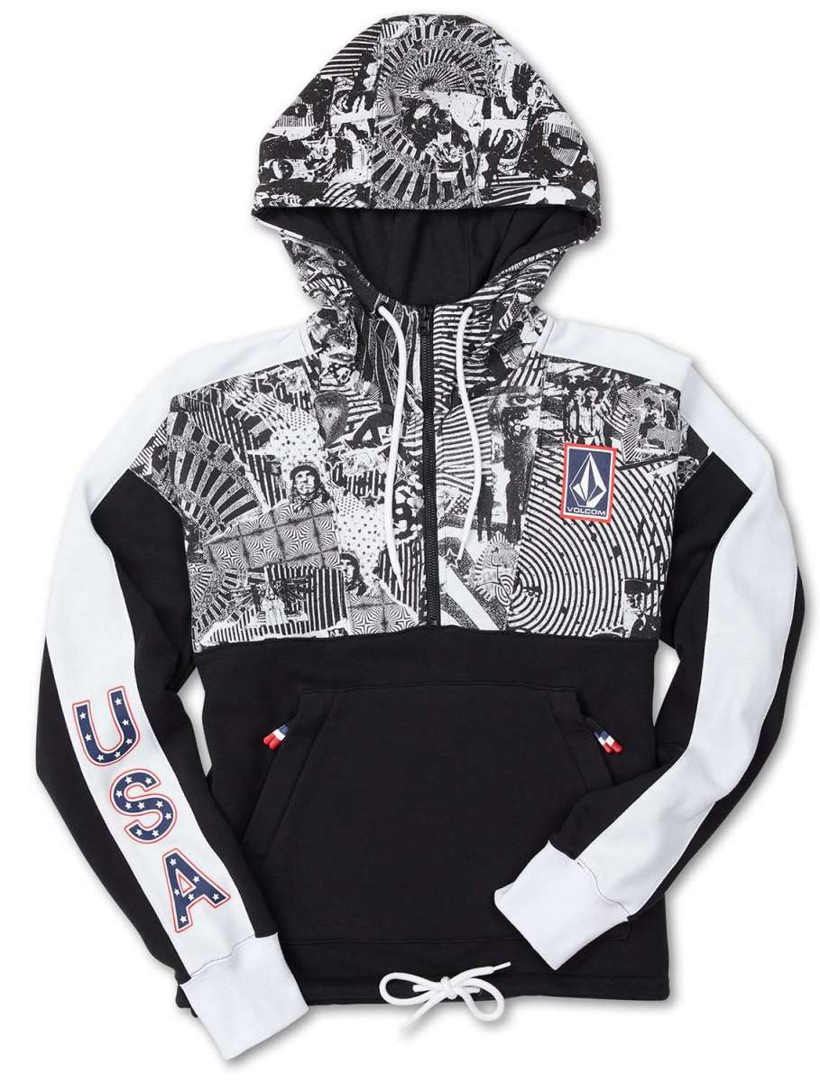 SkiPro Volcom Women's USST Anorak Hoodie 2022 For Sale